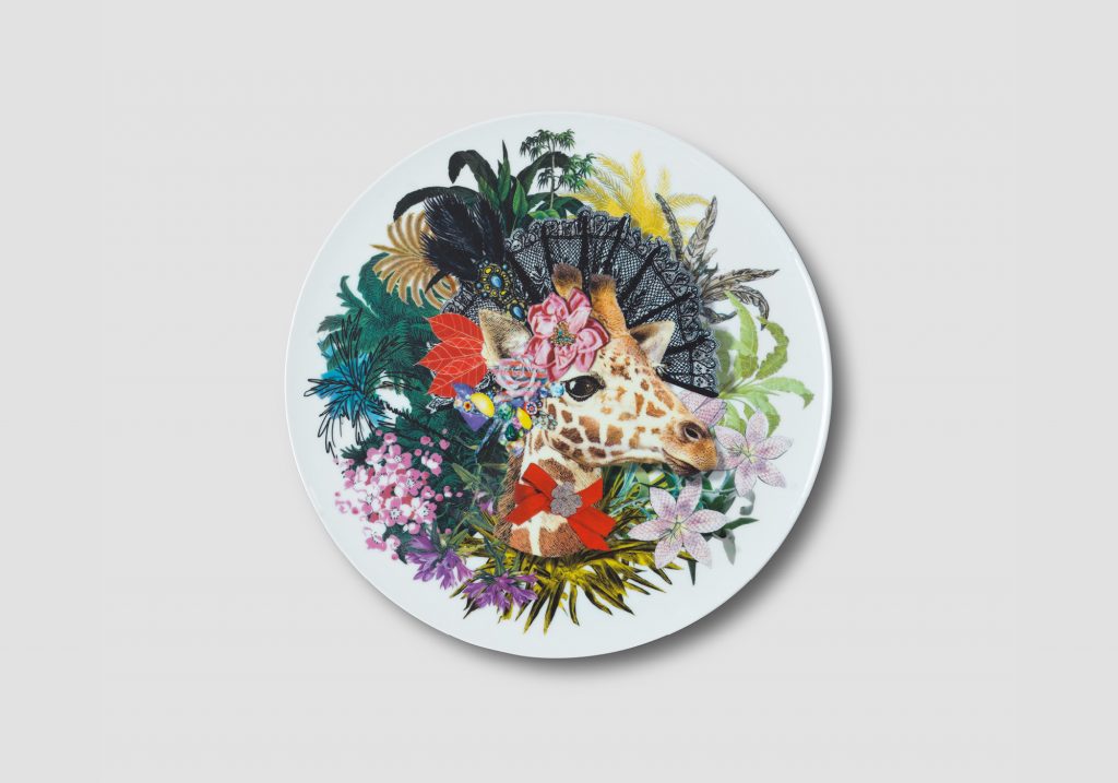 Christian Lacroix Love Who You Want Charger Plate Jungle Dona Jirafa